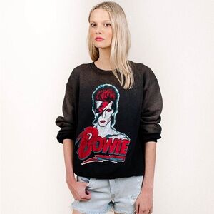 Madeworn David Bowie rock Sweatshirt size medium Men’s and women’s